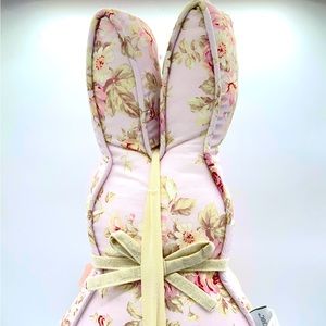 New Shabby Chic bunny shaped pillows 3 pack